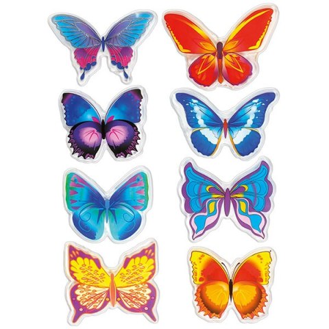 GEL STICKERS BUTTERFLIES CRAFT-FUN SERIES TITANUM HASTA