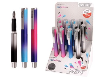 FOUNTAIN PEN GO PEN RAINBOW CRESCO MIX COL WB A 12 SADPEX