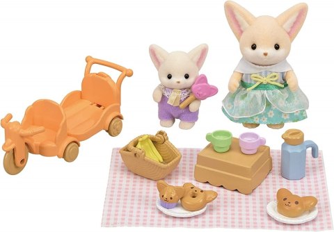 SYLVANIAN DESERT FOXES AT PICNIC 5698 WB6 EPOCH