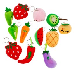 FABRIC KEYRING FRUIT AND VEGETABLES MIX MIDEX 0161G TOYS