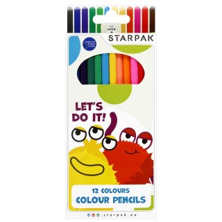 PENCILS 12 COLORS MONSTER STARPAK 512001 STARPAK