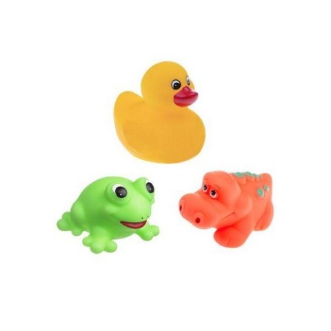 ANIMALS 3 PIECES BATH SQUEAK TULLO 124 AM TOYS