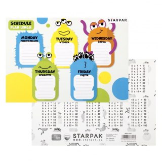 LESSON PLAN WITH MULTIPLISION TABLE A5 MONSTER STARPAK 513571 STARPAK