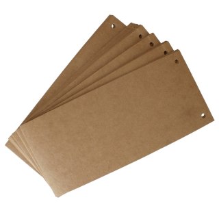 INSERTION 11X24 CM CARDBOARD KRAFT PACK OF 50 PCS. PAPER SHOWROOM 114937 PAPER SHOWROOM