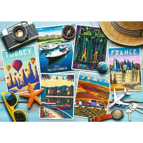 PUZZLE 1000EL HOLIDAY POSTCARDS PUD TERFL 10714 TR