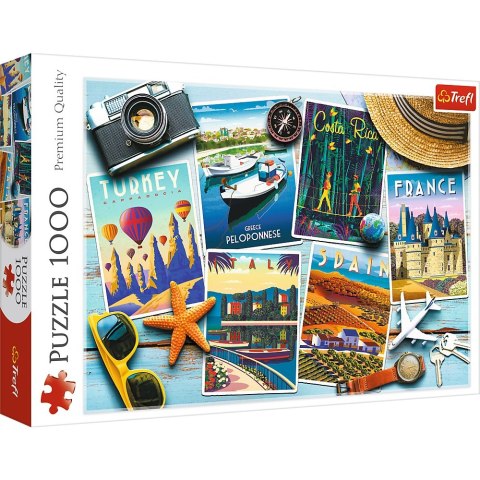 PUZZLE 1000EL HOLIDAY POSTCARDS PUD TERFL 10714 TR