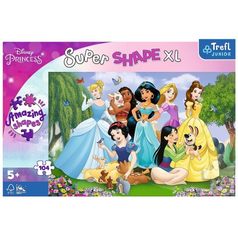 PUZZLE 104 ELEMENTS PRINCESS IN THE GARDEN TREFL 50019 TREF TREFL