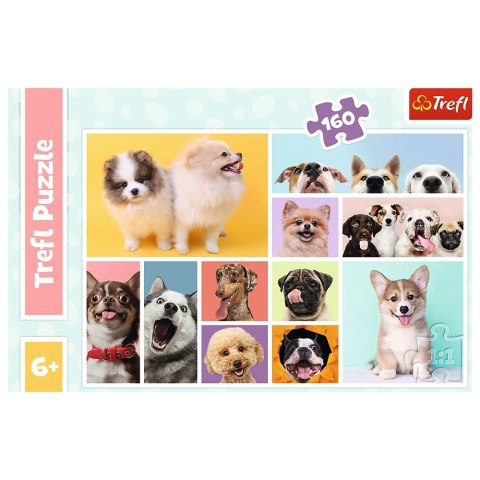 PUZZLE 160 PIECES DOG FRIENDSHIP TREFL 15412 TR TREFL