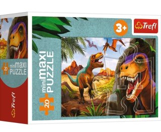 PUZZLE 20 ELEMENTS MINIMAXI EXPLORE THE WORLD OF DINOSAURS TREFL 21138 TR TREFL