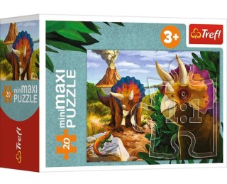 PUZZLE 20 ELEMENTS MINIMAXI EXPLORE THE WORLD OF DINOSAURS TREFL 21139 TR TREFL