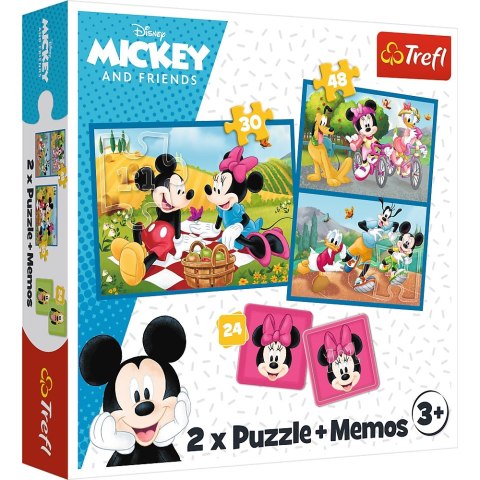 PUZZLE 2IN1 MEMOS MEET DISNEY HEROES TREFL 93344 TR TREFL