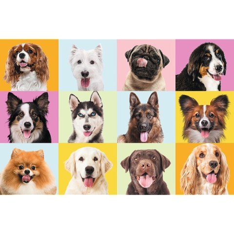 PUZZLE 60 PIECES SWEET DOGS TREFL 17374 TR TREFL