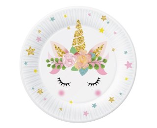 PLATE PAP 180 UNICORN GO PACK6 PCS FOL GODAN