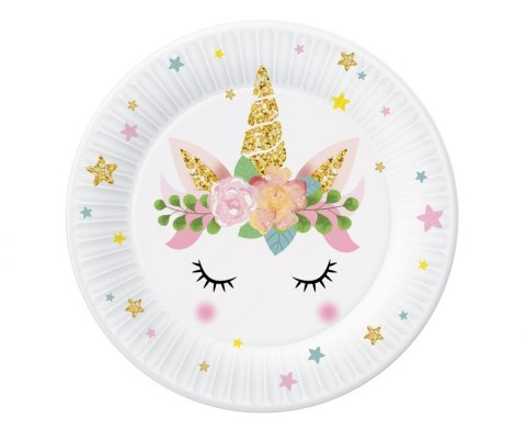 PLATE PAP 180 UNICORN GO PACK6 PCS FOL GODAN