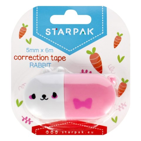 CORRECTION TAPE 5 MM 6 M RABBIT STARPAK 507207 STARPAK
