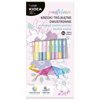 OLO PENCILS 2STR 24KOL/180 TROJ PASTEL DERF KIDEA DERFORM