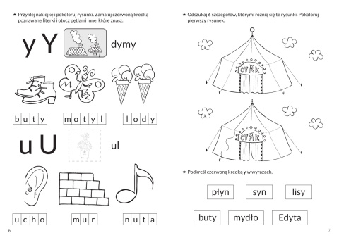 ED BOOKLET. A4 LEARNING TO READ STICKER DARK 156900