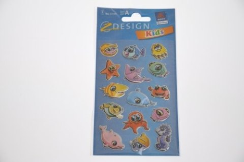 STICKERS 80X160 ZF 3D SEA ANIMALS 53159 P ZWECKFORM