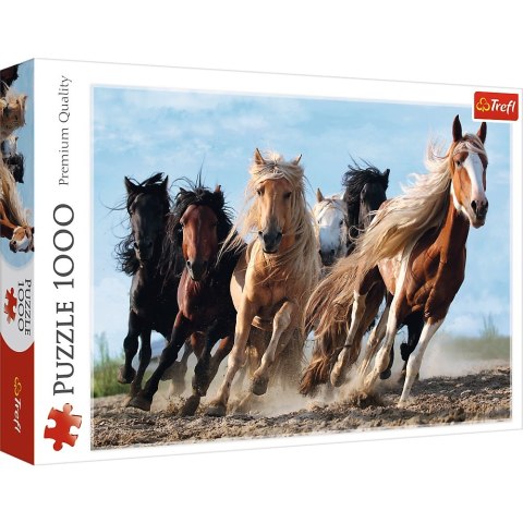 PUZZLE 1000 PIECES GALLOPING HORSES TREFL 10446 TR