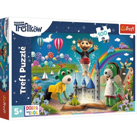 PUZZLE 100 pcs. A FAIRYTALE EVENING WITH TREFLICS TREFL 16412 TR