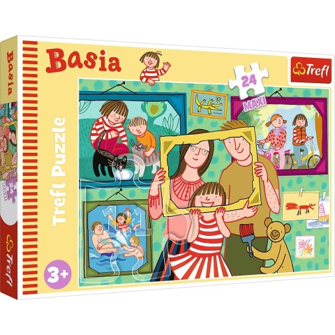 PUZZLE 24 ELEMENTS MAXI BASIA AND HER DAY TREFL 14347 TREF