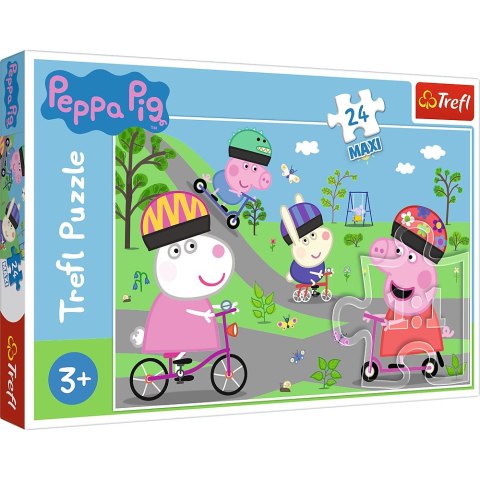 PUZZLE 24 pcs. MAXI ACTIVE DAY PEPPA PUD TREFL 14330 TR