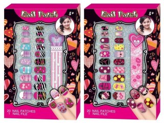 SET KREAT NAIL STICKERS 12X2X18 WB MADEJ