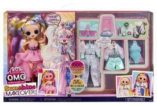 LOL SURPRISE DOLL WITH ACCESSORIES SUNSHINE MAKEOVER MGA 589464EUC MGA