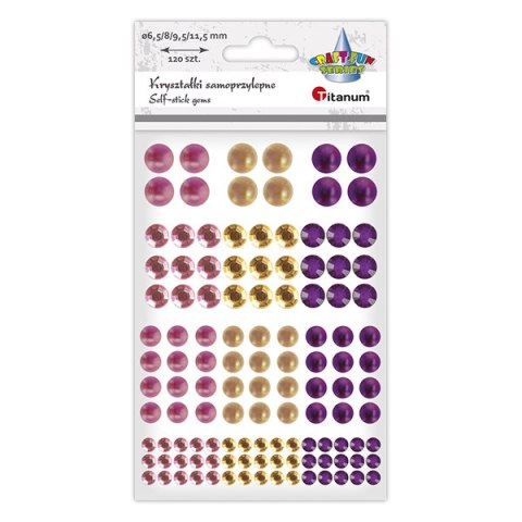 SELF-ADHESIVE PEARLS AND CRYSTALS CRAFT-FUN HASTA SERIES