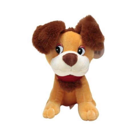 PLUSH TOY 18 CM SITTING DOG WITH HAIRY EARS DEEF 03795 DE DEEF