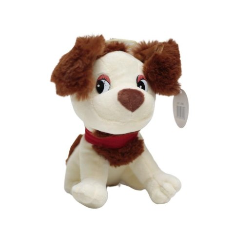 PLUSH TOY 18 CM SITTING DOG WITH HAIRY EARS DEEF 03795 DE DEEF