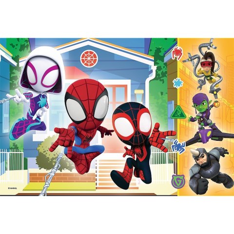 PUZZLE 24 ELEMENTS MAXI IN SPIDEY'S WORLD PUD TREFL 17371 TREF