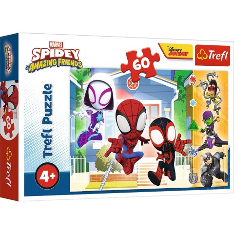 PUZZLE 24 ELEMENTS MAXI IN SPIDEY'S WORLD PUD TREFL 17371 TREF