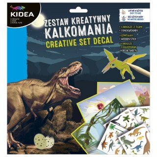 SET KREAT DECALS DINOSAURS KIDEA PUD DERFORM