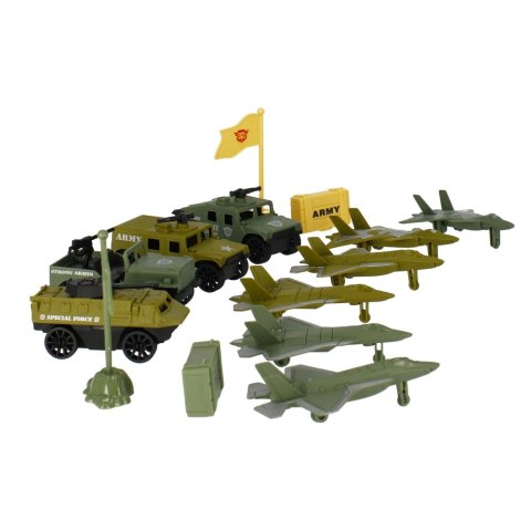 MILITARY SET 17PCS 22X27X5 MC PBH 48/96 MEGA CREATIVE