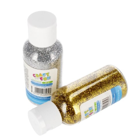 LOOSE GLITTER SILVER/GOLD CRAFT WITH FUN 290859