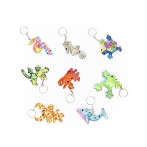 Keychain material animals 8cm mix TRENDHAUS 925011 TRE