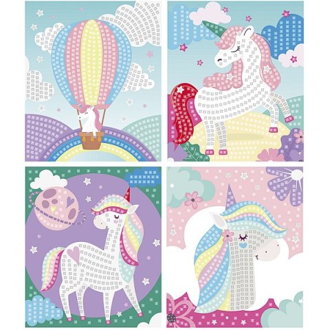 GLITTER MOSAIC UNICORN FUN&JOY HASTA