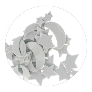 FOAM STICKERS SELF-ADHESIVE STARS FLUO CRAFT WITH FUN 463731