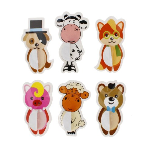 DECORATIVE ANIMALS HARM STICKERS 6PCS CF 12/144 CRAFT WITH FUN