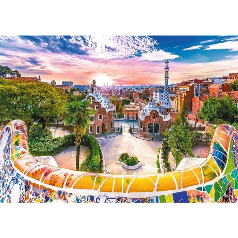 PUZZLE 1000EL SUNSET OVER BARCELONA TREFL 10711 TR