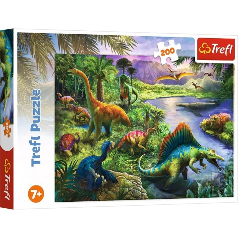 PUZZLE 200 PIECES 13281 PREDATORY DINOSAURS TREFL 13281 TR