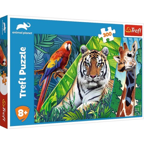 PUZZLE 300EL AMAZING ANIMALS 23007 TREFL