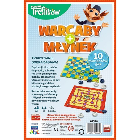 CHECKERS GAME TREFLKI TREFL MILL 01920