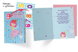 CARNET DKP-049 CHILDREN'S BIRTHDAY INTERCHANGEABLE NUMBERS, PRINCESS PASSION CARDS - CARDS