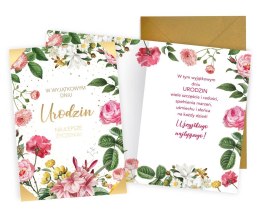 CARNET PR-477 ON A SPECIAL BIRTHDAY FLOWERS PASSION CARDS - CARDS