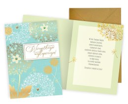 CARNET PR-483 HAPPY BIRTHDAY FLOWERS PASSION CARDS - CARDS