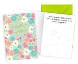 CARNET PR-505 BIRTHDAY FLOWERS PASSION CARDS - CARDS