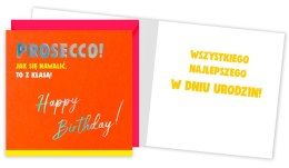 CARNET QR-009 BIRTHDAY PROSECCO PASSION CARDS - CARDS