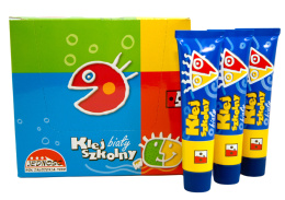 School glue in a tube 50 g - Spółdzielnia Jedność 60110 - Pack of 30 pcs